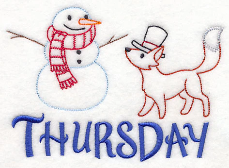 Thursday Snowman (Vintage) - Image 3