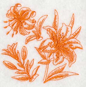 Tiger Lily Botanical (Toile) - Image 5