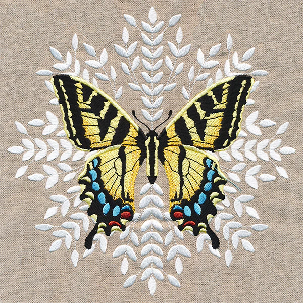Tiger Swallowtail Butterfly Medallion - Image 2