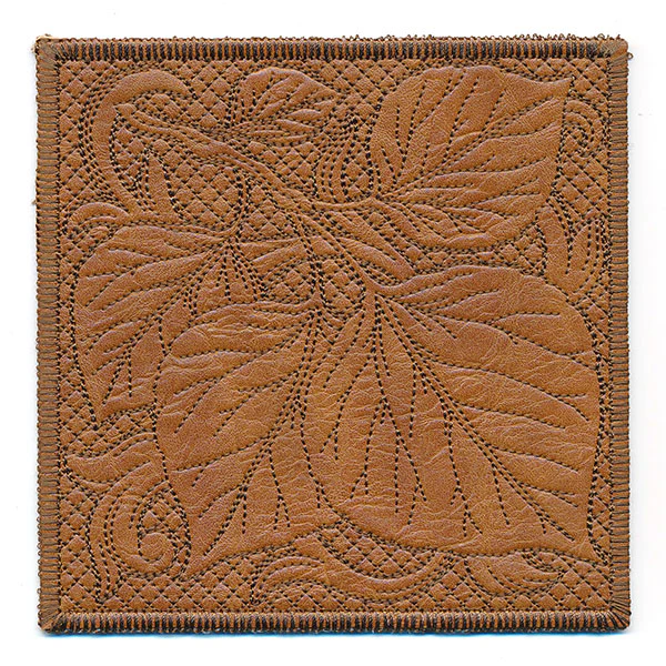 Timeless Aspen Leaves Coaster (In-the-Hoop) - Image 5