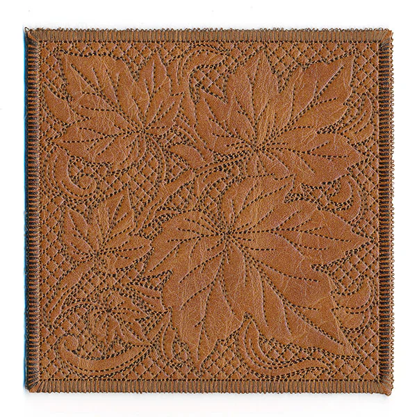 Timeless Maple Leaves Coaster (In-the-Hoop)