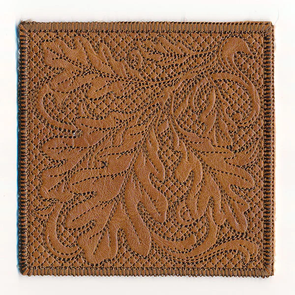 Timeless Oak Leaves Coaster (In-the-Hoop) - Image 3