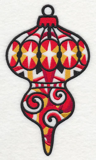 Tis the Season Ornament (Blackwork) - Image 4
