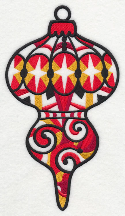 Tis the Season Ornament (Blackwork) - Image 6