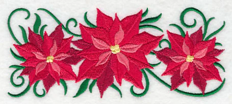 Tis the Season Poinsettia Border - Image 3