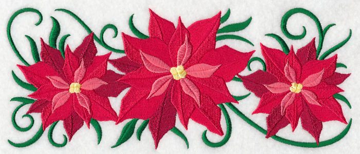 Tis the Season Poinsettia Border - Image 4