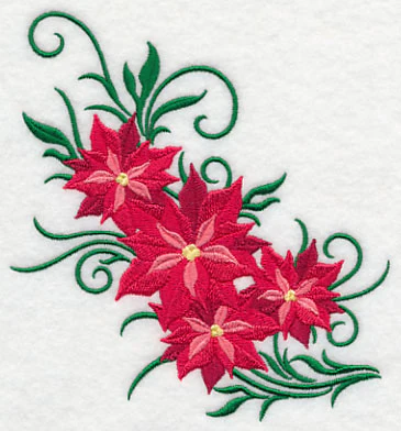 Tis the Season Poinsettia Spray - Image 4