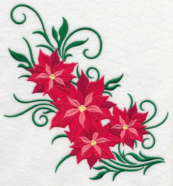 Tis the Season Poinsettia Spray - Image 5