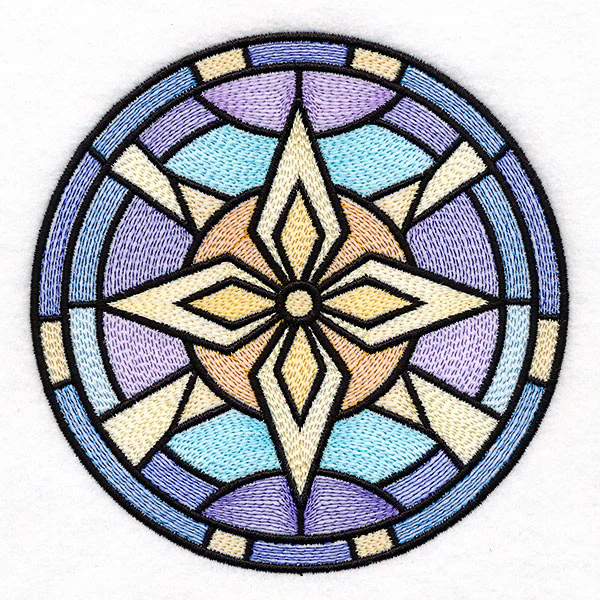 'Tis the Season Stained Glass Circle - Star - Image 4