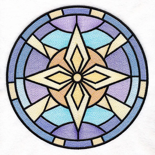 'Tis the Season Stained Glass Circle - Star - Image 5