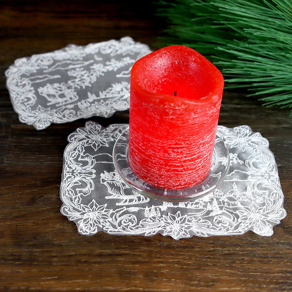 To All a Good Night Doily (Organza) - Image 4