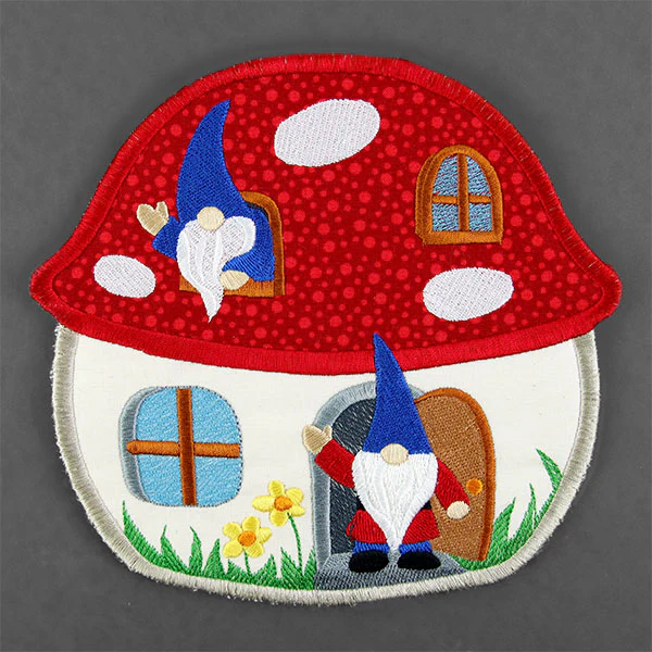 Toadstool Gnome House Trivet (In-the-Hoop) - Image 7