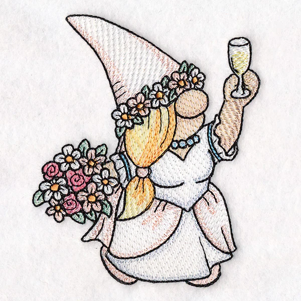 Toasting Bride Gnome - Image 5