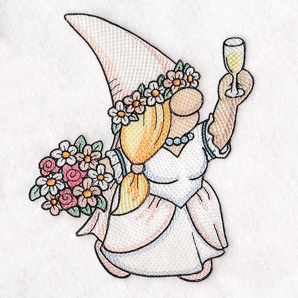 Toasting Bride Gnome - Image 9