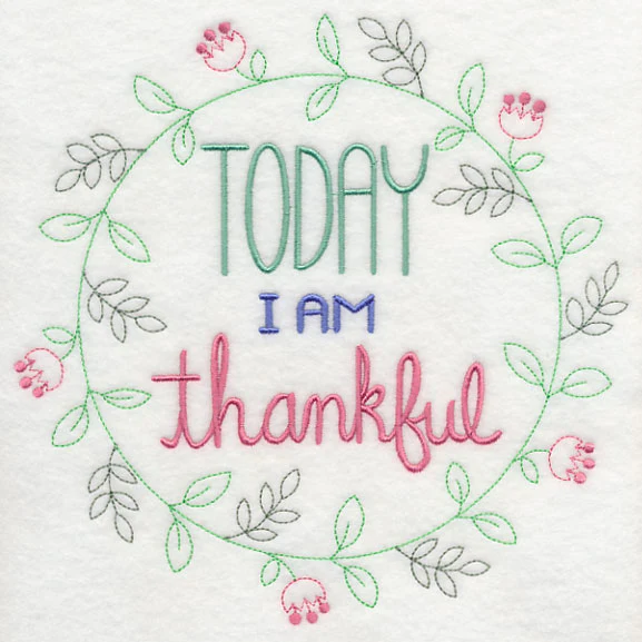 Today I Am Thankful Wreath