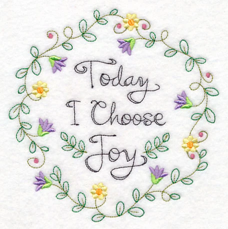 Today I Choose Joy Wreath (Vintage) - Image 3