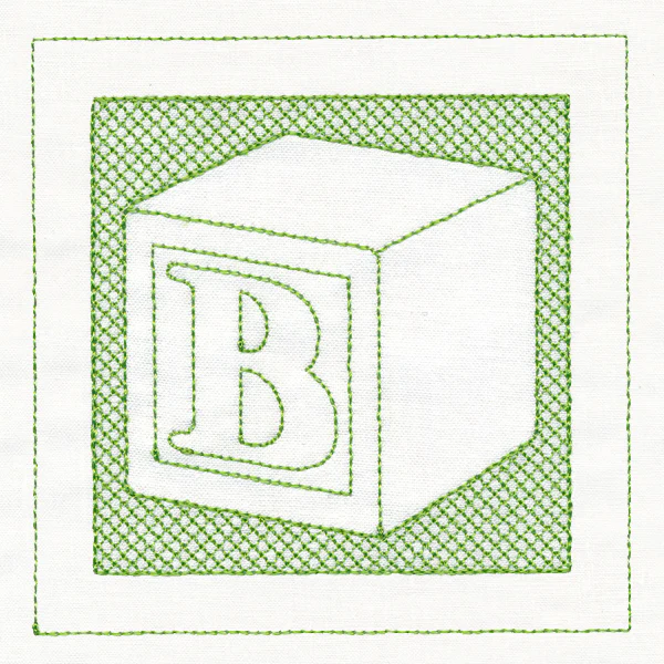 Toy Letter Block (Trapunto) - Image 5
