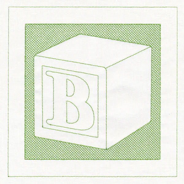 Toy Letter Block (Trapunto) - Image 6