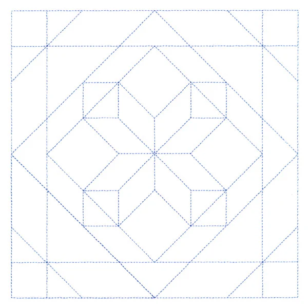 Traditional Quilting - Star and Chains (Double Run) - Image 2