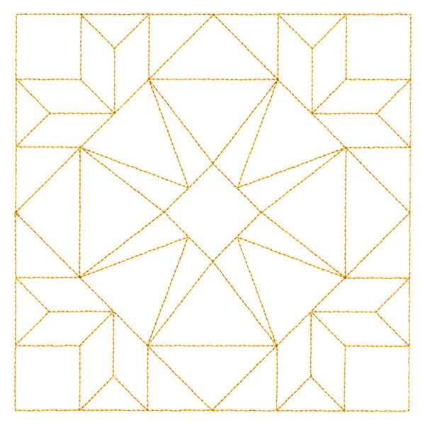 Traditional Quilting - Summer Star Flower (Double Run) - Image 3