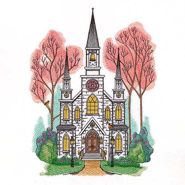 Traditions in Spring Church Scene - Image 2