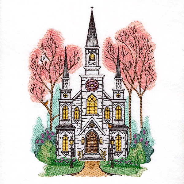 Traditions in Spring Church Scene - Image 3