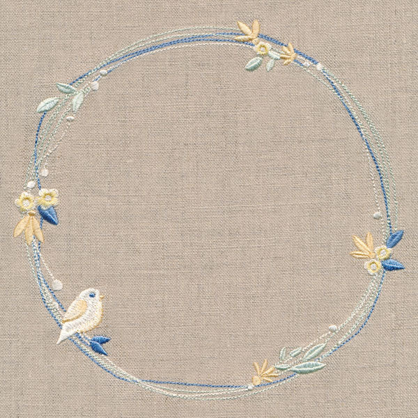 Tranquil Wildflower Wreath - Image 2