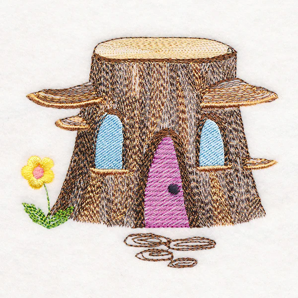 Tree Stump Gnome Home - Image 3