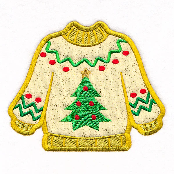 Tree Ugly Christmas Sweater (Applique) - Image 2