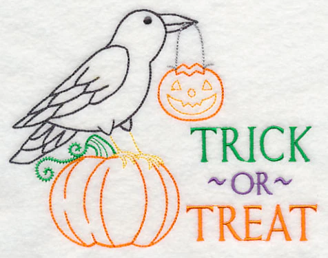 Trick or Treat Crow (Vintage) - Image 3
