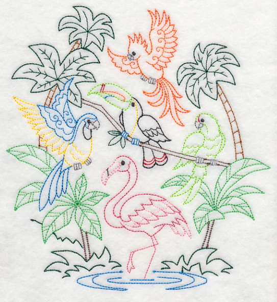 Tropical Bird Collage (Vintage) - Image 5
