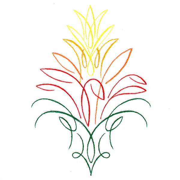 Tropical Calligraphy in Bloom - Bromeliad - Image 3