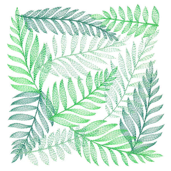Tropical Fern Square - Image 2