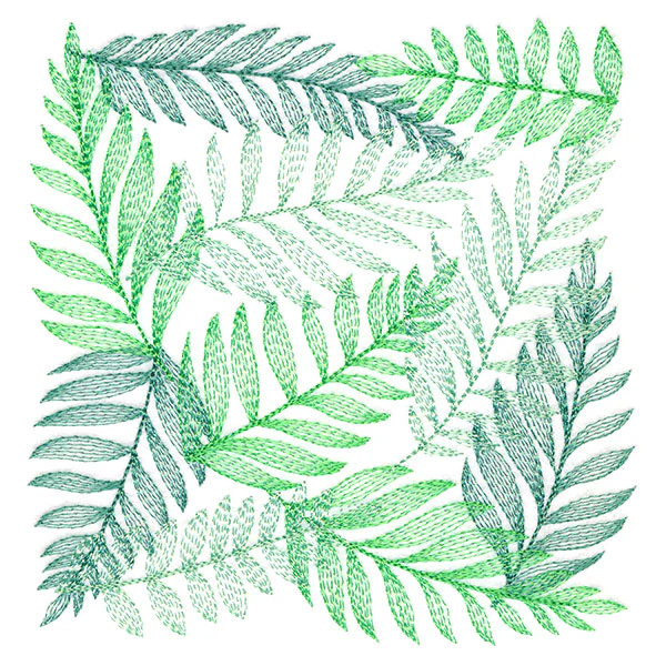 Tropical Fern Square - Image 3