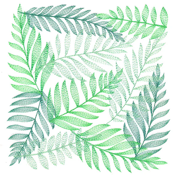Tropical Fern Square - Image 6