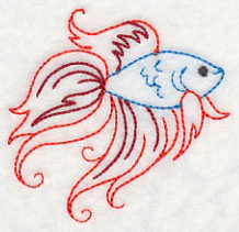 Tropical Fish Betta (Vintage)