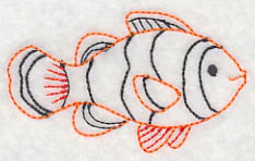 Tropical Fish Clown Fish (Vintage) - Image 3