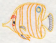 Tropical Fish Copperband Butterfly (Vintage) - Image 2
