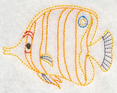 Tropical Fish Copperband Butterfly (Vintage) - Image 3