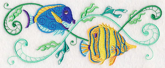Tropical Fish Potpourri Border - Image 3