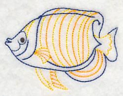 Tropical Fish Regal Angelfish (Vintage) - Image 3