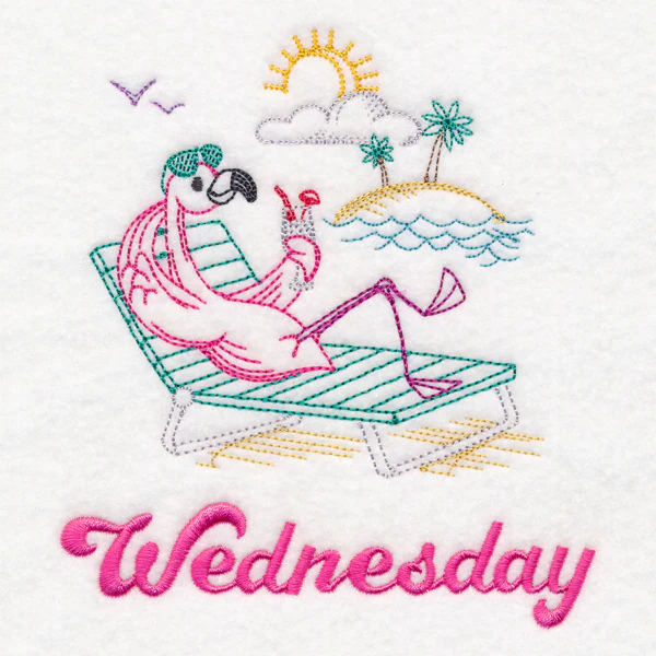 Tropical Flamingo - Wednesday (Vintage) - Image 3