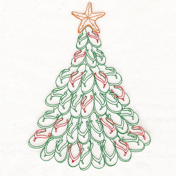 Tropical Flip-Flop Christmas Tree - Image 4