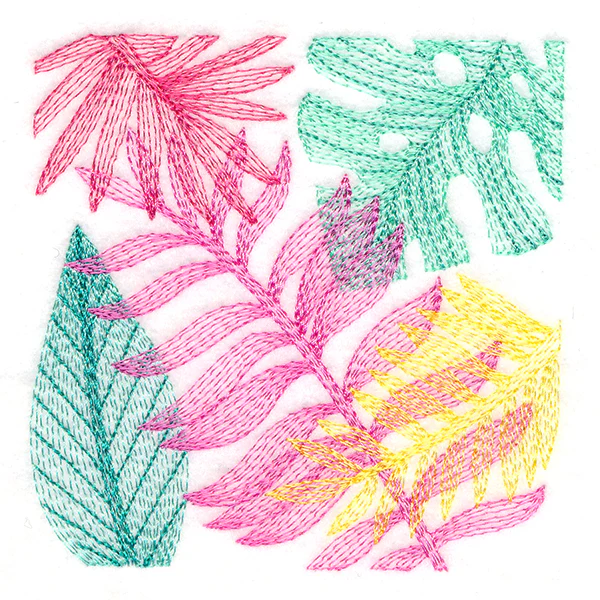Tropical Fronds Square - Image 5