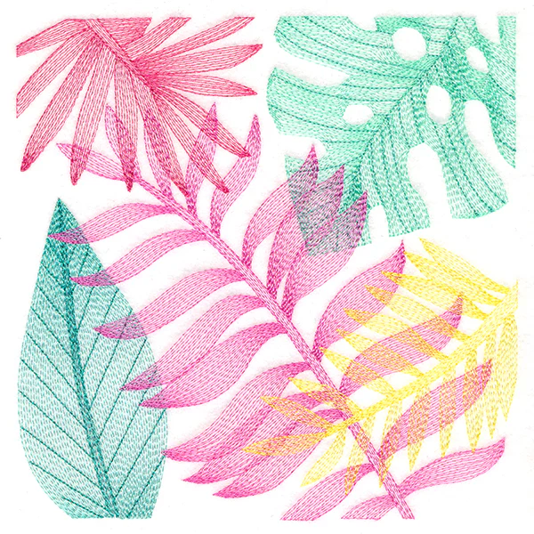 Tropical Fronds Square - Image 6
