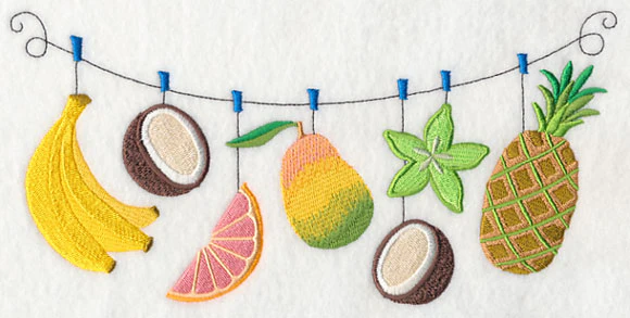 Tropical Fruit Clothesline - Image 2