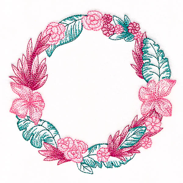 Tropical Hibiscus Wreath - Image 7