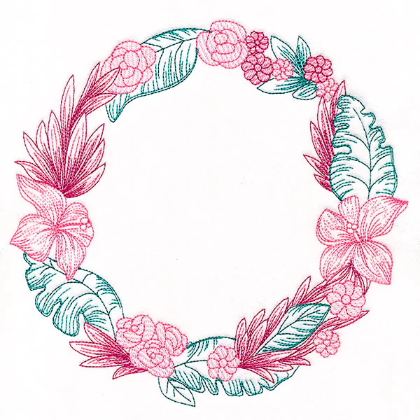 Tropical Hibiscus Wreath - Image 9