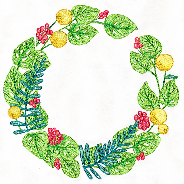 Tropical Monstera Adansonii Wreath - Image 9