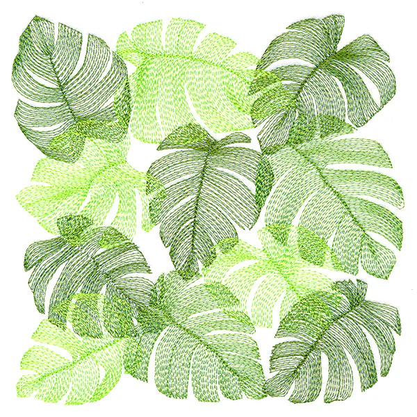 Tropical Monstera Square - Image 3
